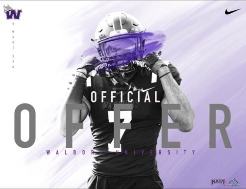 After conversing with <a href="/CoachKStewart2/">Kyle Stewart</a> I am extremely thankful to have received an offer to Waldorf University🙌🏽
