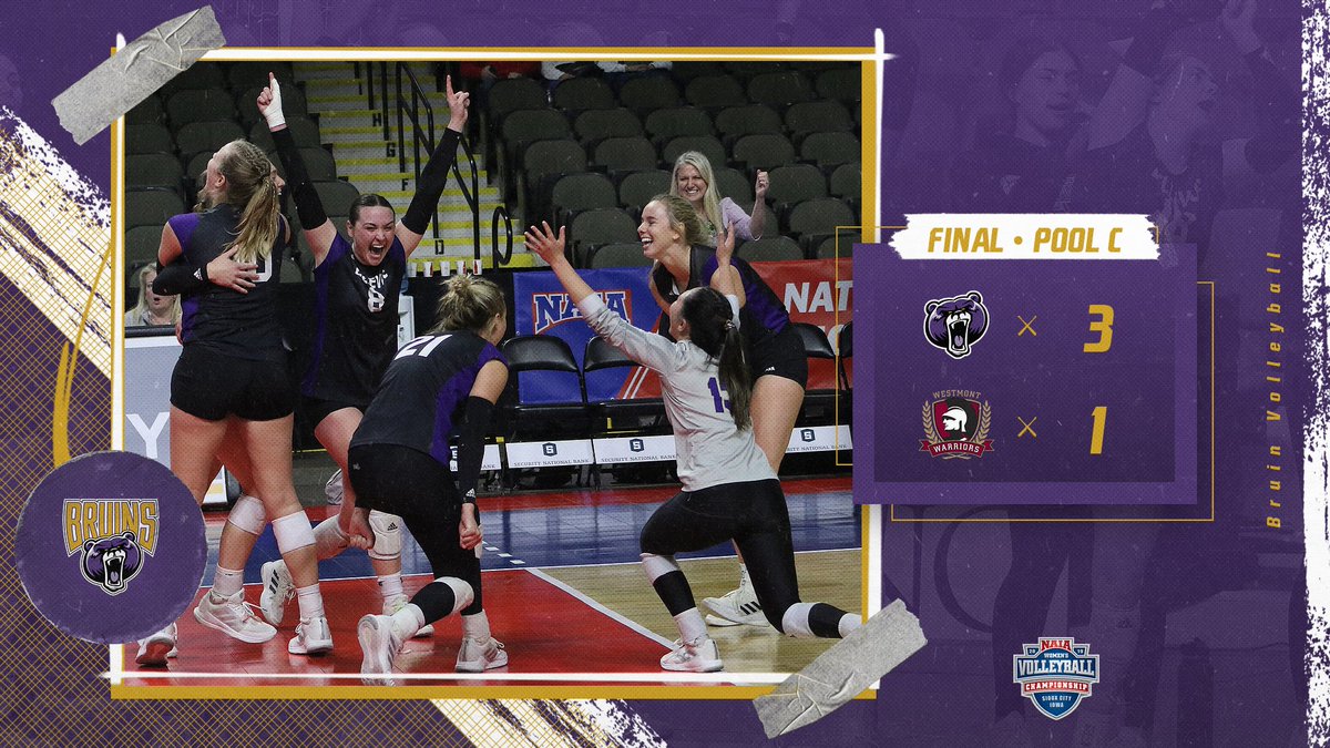 Bellevue Bruins (@bubruins) on Twitter photo Recap: <a href="/BUBruinsVB/">BUBruinsVB</a> downs Westmont to open Pool Play bit.ly/3VMq81t
#NAIAWVB #NationalTournament #PoolC #BUBruins Recap: <a href="/BUBruinsVB/">BUBruinsVB</a> downs Westmont to open Pool Play bit.ly/3VMq81t
#NAIAWVB #NationalTournament #PoolC #BUBruins