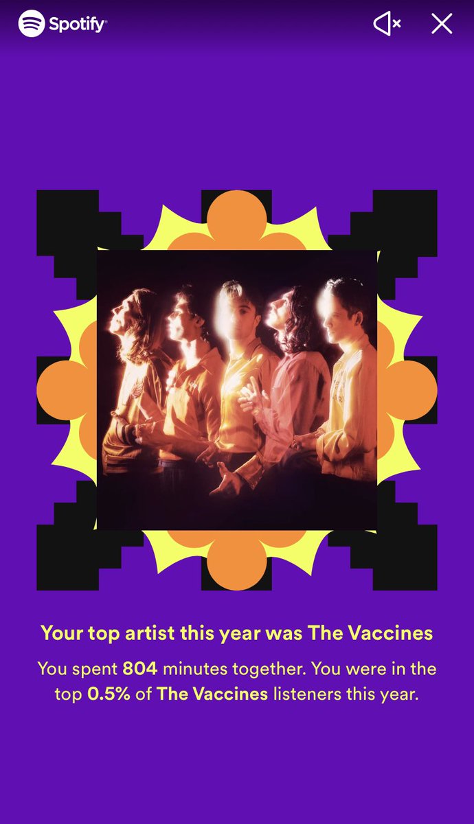 Safe to say I listened to quite a lot of <a href="/thevaccines/">The Vaccines</a> after an incredible gig <a href="/EventimApollo/">Eventim Apollo</a> in April! #thevaccines #SpotifyWrapped