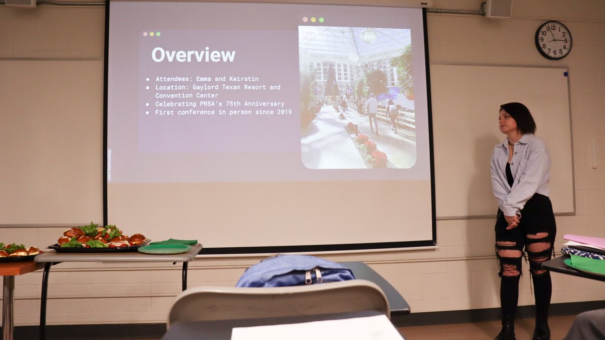 We had a great turnout at the Rock PRSSA End of the Semester Banquet yesterday! Special thanks to our members for all the hard work they put into their projects, and keep an eye out for more client work opportunities and conferences next semester.