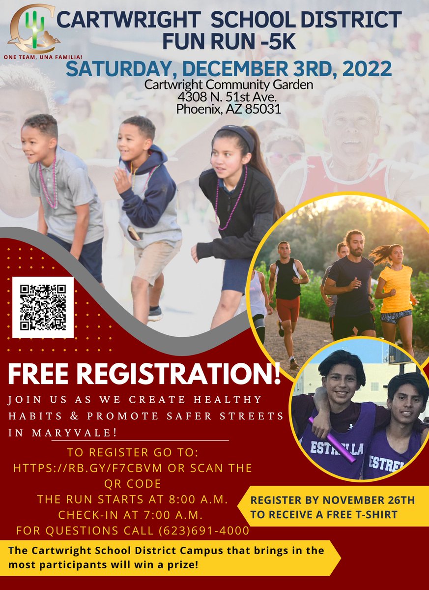 CartwrightSD's tweet photo. If you are attending our Fun Run/Walk this Saturday, take a look at these fliers to see where you need to park! We can't wait to see everyone Saturday morning! Registration is still open! Register here: https://t.co/R8HyN20ZjR  #oneteamunafamilia https://t.co/L3On2EEd3S