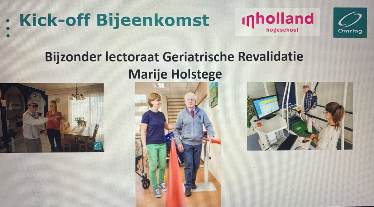 Genoten van de spetterende Kickoff bijeenkomst van het Bijzonder Lectoraat #Geriatrische #Revalidatie @Inholland <a href="/Omring/">Omring</a> <a href="/judybakker/">Judy Bakker</a> <a href="/astridpreitsch/">Astrid Preitschopf</a> <a href="/MarijeDeutekom/">Marije Deutekom</a> met veel diverse samenwerkingspartners en collega’s!