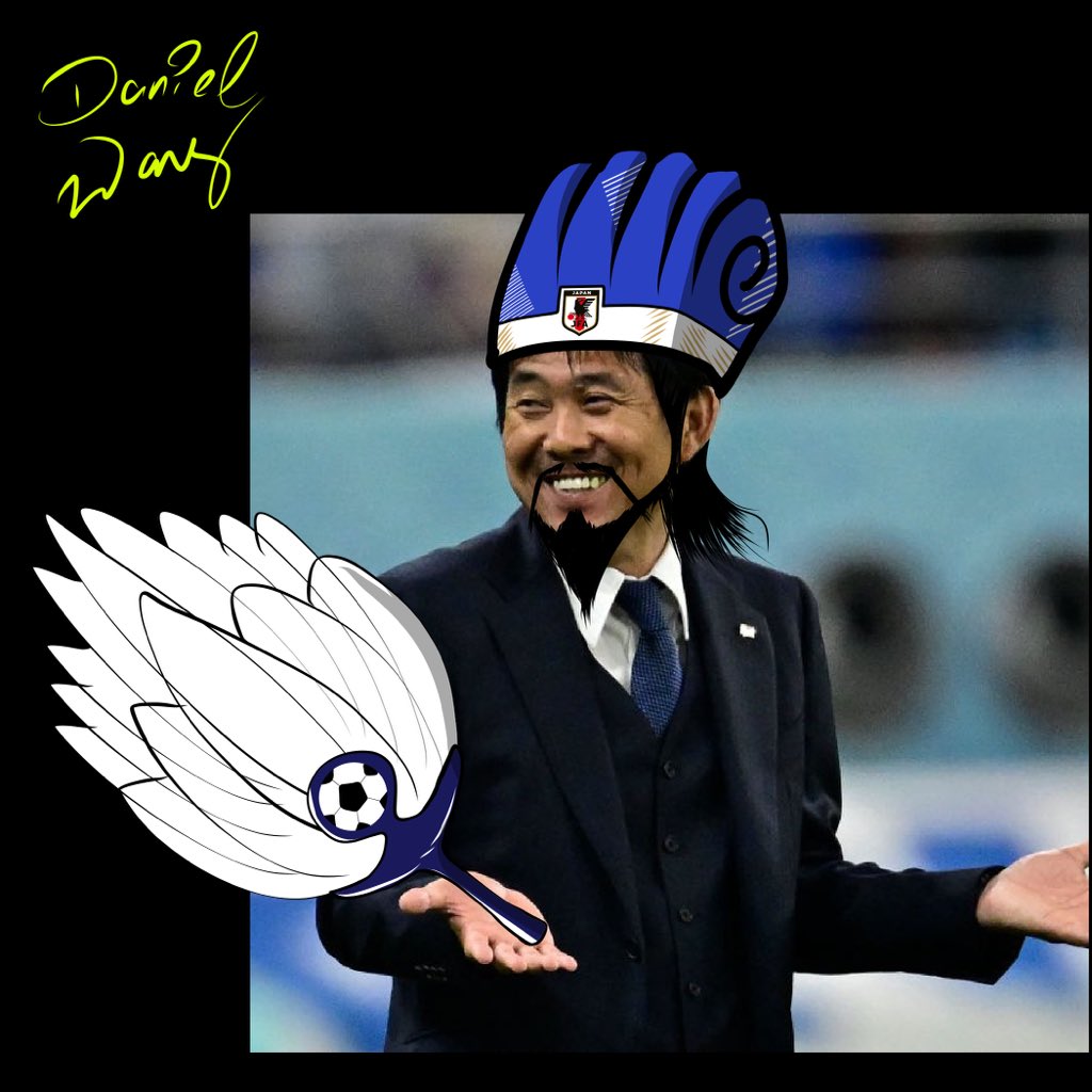 wangrendong's tweet photo. @FIFAWorldCup @jfa_samuraiblue https://t.co/BG85Y2zhhj