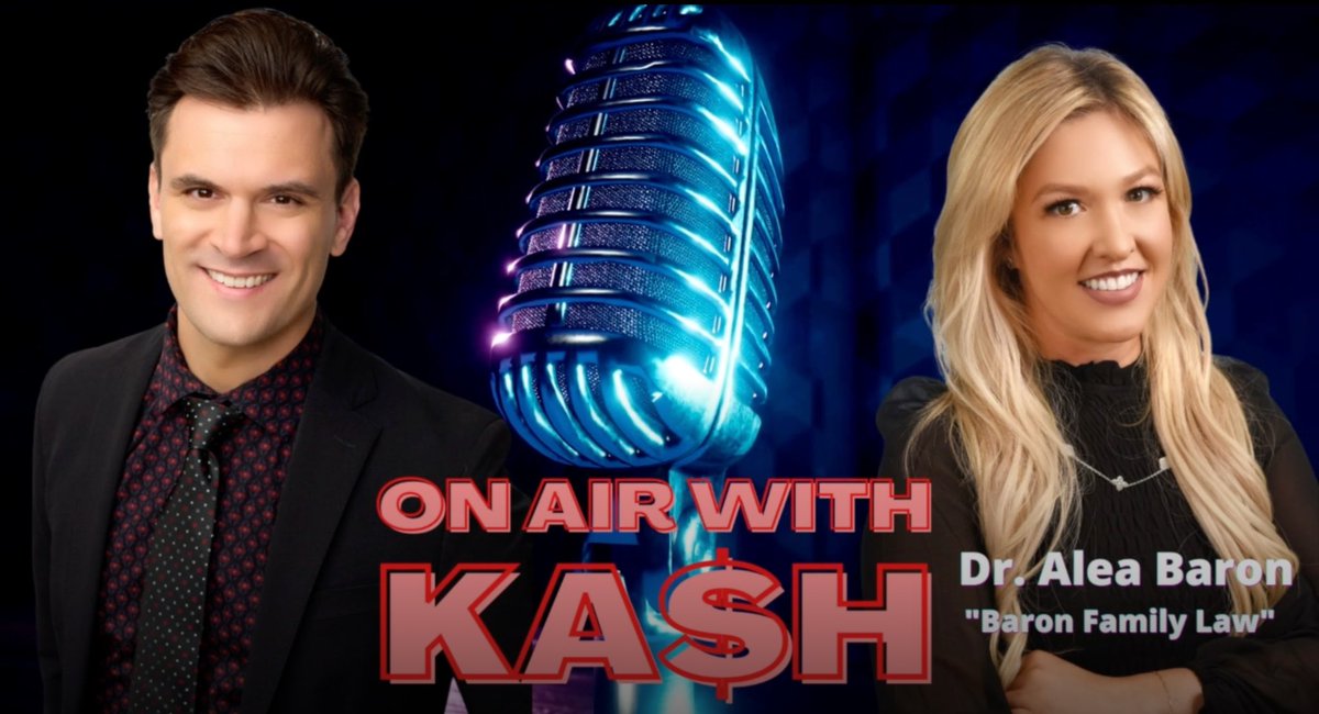 Opening up and having an insightful conversation with my dear friend <a href="/DrAleaBaron/">Dr. Alea Baron</a>, <a href="/Sacbiz/">Sacramento Business Journal</a> 40 Under 40 Honoree on a new episode of <a href="/OnAirWithKash/">On Air with Ka$h</a> youtu.be/8eR2xne_j3g

@lynkpublicrela1 
<a href="/baronfamilylaw/">Baron Family Law</a> 

📸 <a href="/AlbertLOrtega/">A O</a>