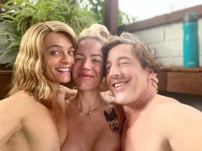 Making a @RooRain1 sandwich in the hot tub as we plan and scheme for tonight&rsquo;s show!   Look for us on<a class="tags" href="/tag/roorain1">@roorain1</a>