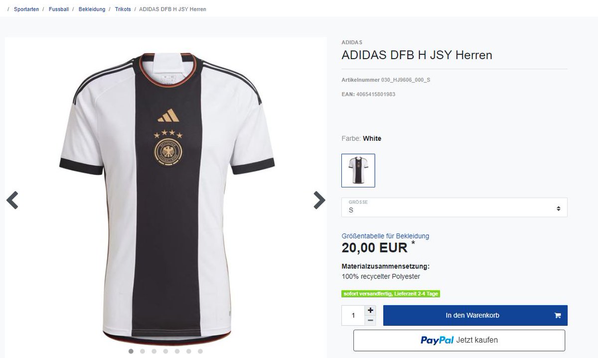 Wenn drei #Döner mehr kosten als das Nationaltrikot des DFB, dann ist die WM vorbei bevor sie angefangen hat #GERCRC