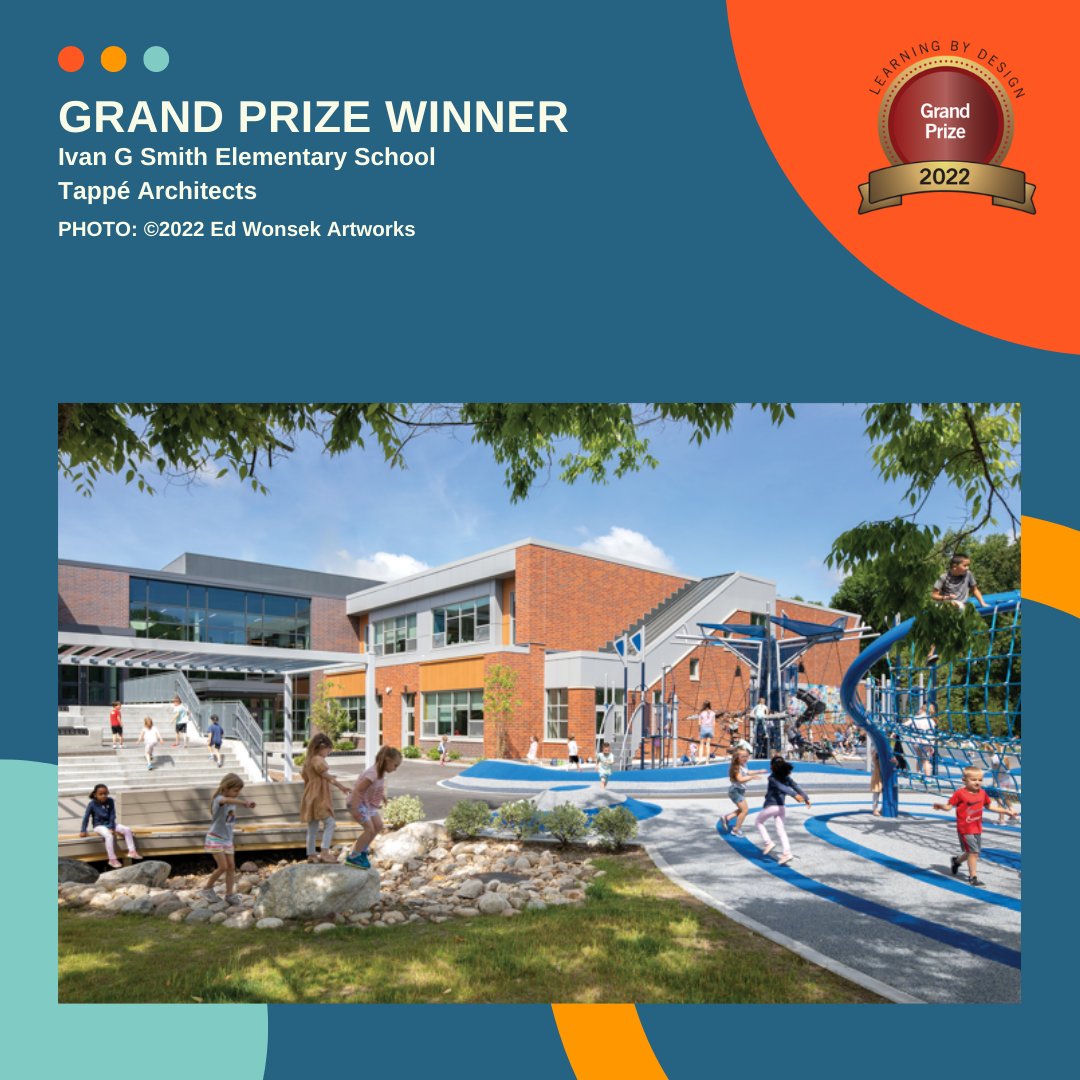 Congratulations Tappé Architects for winning one of LBD's #Grand Prize Awards for the Ivan G Smith Elementary School project! Read more here: lnkd.in/dzFY4SDv