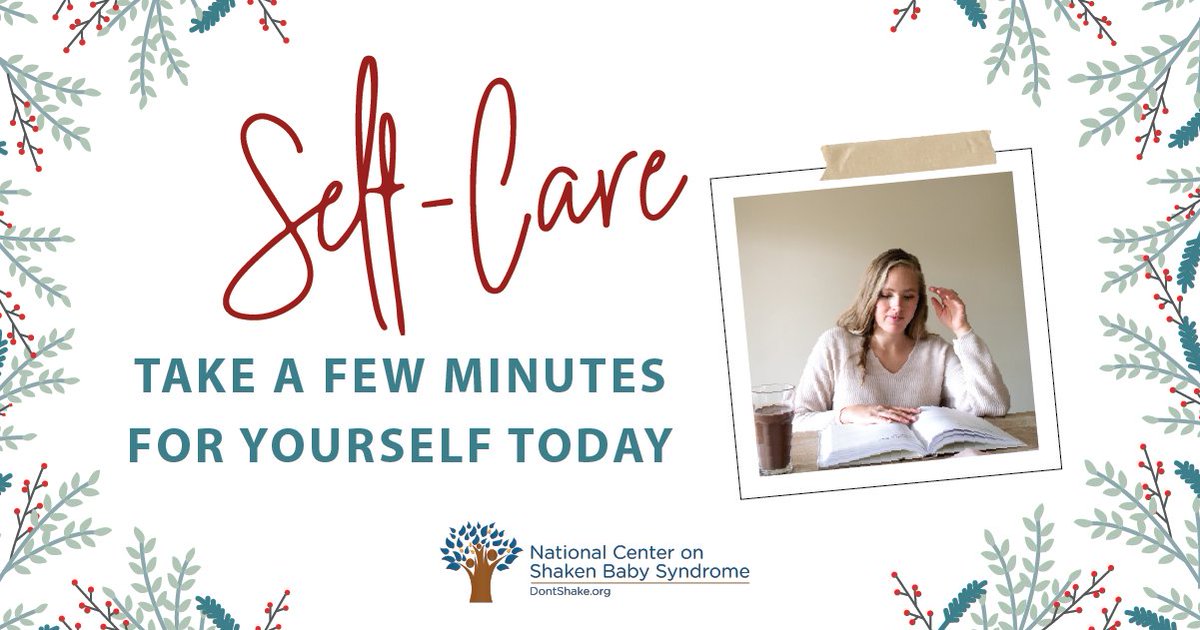 PURPLEcrying's tweet photo. A crucial part of being a good parent is not only caring for your baby, but also caring for yourself. So, take a break for a couple of minutes today to do something you enjoy.
#soothing #coping #PURPLECrying #shakenbabysyndrome #abusiveheadtrauma #prevention #holidays #selfcare https://t.co/zymDlcLjGR