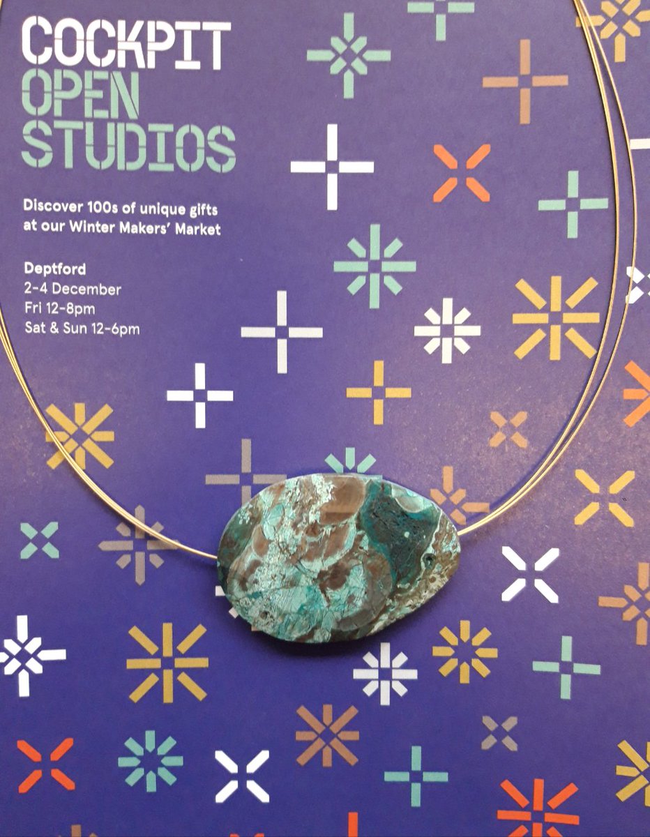 #cockpitopenstudios Deptford this weekend. See you there! #SallyLeesJewellery