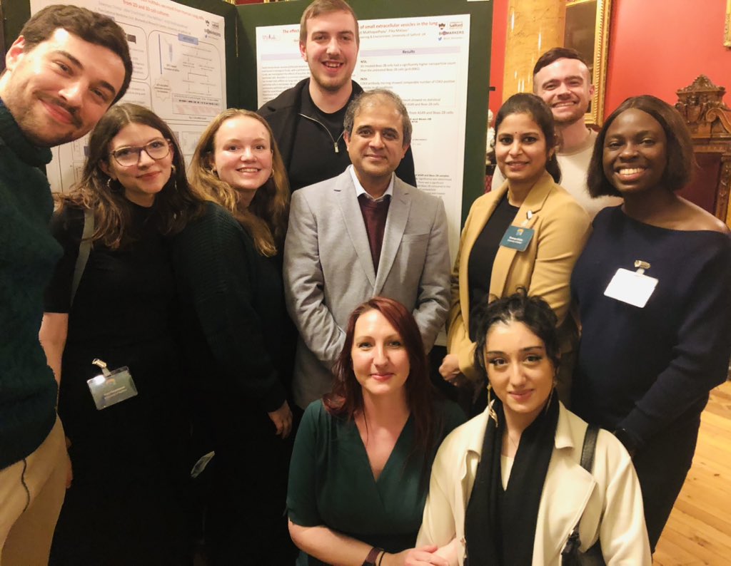 GemmaLace's tweet photo. A cracking start to #UKEV22. Hasn’t out little @UoS_Biomarkers group grown?! @SalfordPGRs @thisisarijit @SowmyaSubash @Toby_Aarons @JAMMorgan95 https://t.co/x4w0tBk5K9