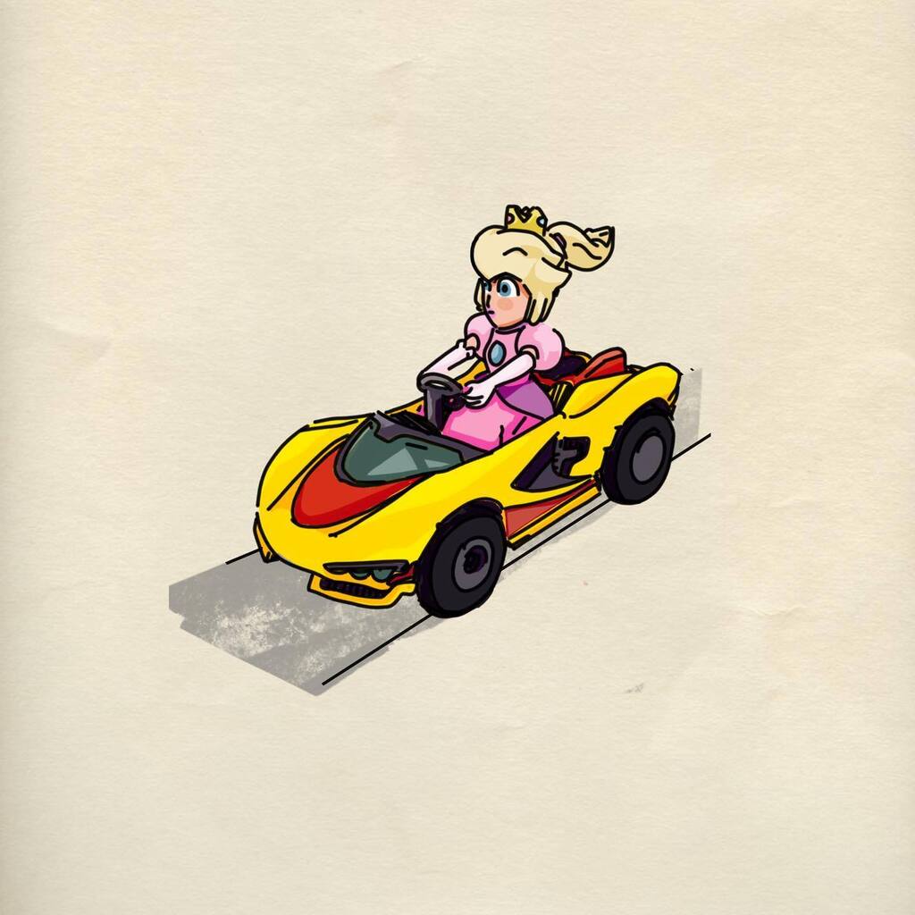 murdurRUS's tweet photo. DAY19 ponytail. Princess Peach a bad bitch jn her custom yellow Lamborghini Countach. #NotaLease

.
.
#inktober2022ponytail #ponytail 
#inktober2022 #inktober52  #design #instagood #RussellEatonDesign #RED #art #digital #doodle #procreate #lamborghini #p… https://t.co/ATc8zr6pZA https://t.co/2Ydrs103Ur