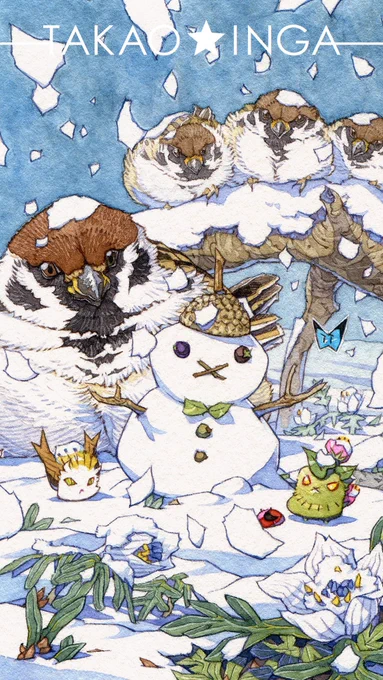 『僕の作った雪だるま』 
