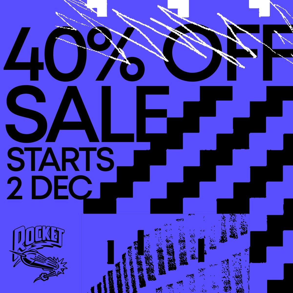 Our seven day 40% OFF SALE starts tomorrow at 8am...use code '2022sale' and pick-up a bargain! rocketrecordings.bandcamp.com/merch