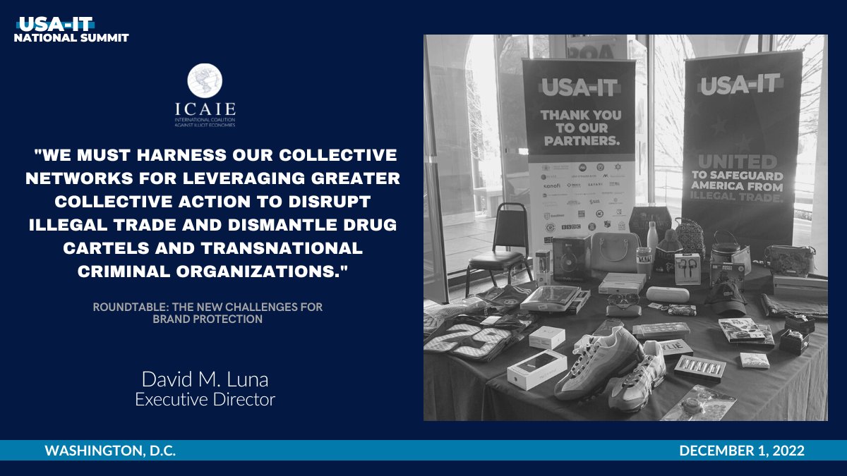 International Coalition Against Illicit Economies tweet media