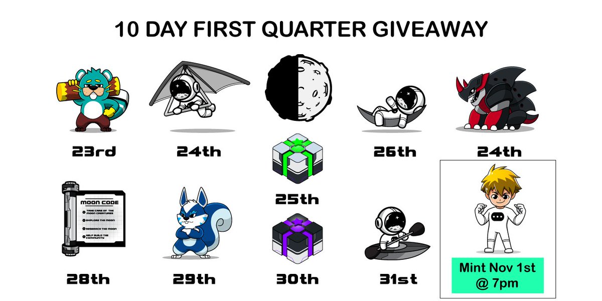 tothemoon_net's tweet image. All prizes below + bonus prizes have been sent to the winners from the First Quarter Giveaway Event! 🎁💚

Thanks again for all of the support leading up to and after the First Quarter 🌓 #NFTMint 🚀

$NEO #GameFi #Metaverse #Neo #NFTCommunity