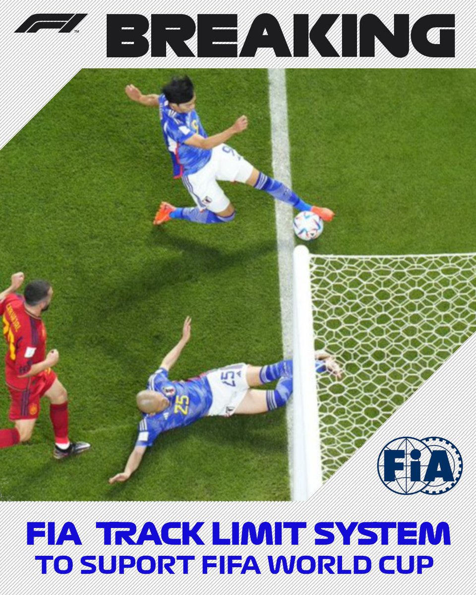 Montreal800's tweet image. BREAKING: Japanese 2nd goal was NOT deleted under track limit surveillance
#F1 #FIFAWorldCup
