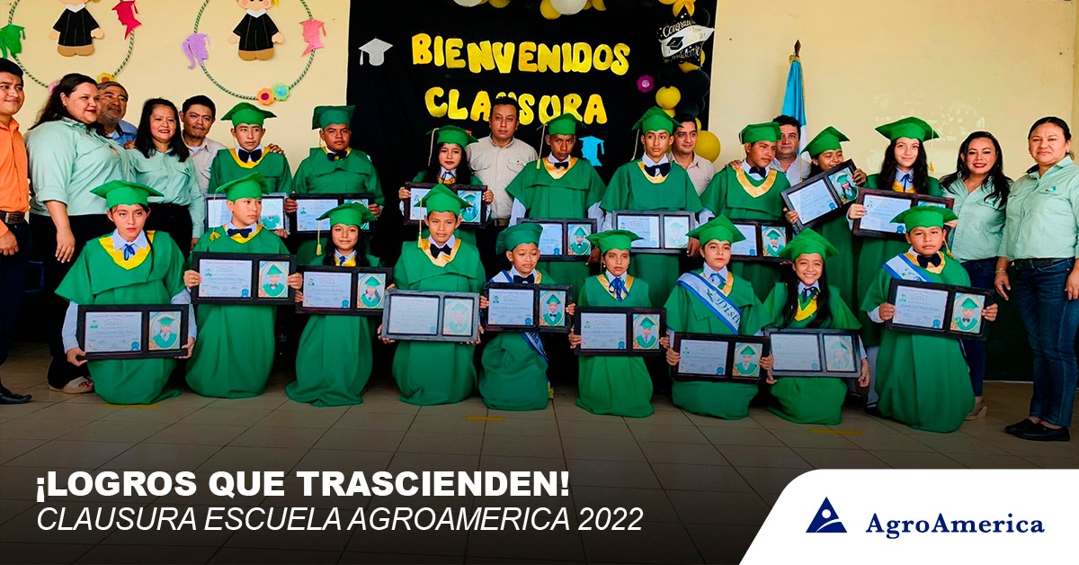 agroamerica's tweet photo. Felicitamos a los estudiantes de la #EscuelaAgroAmerica por concluir satisfactoriamente sus estudios del ciclo escolar 2022 a nivel #primaria y #preprimaria. Son un orgullo para el proyecto, sus comunidades y sus familias. Este es el primero de muchos logros, ¡sigan adelante! https://t.co/1GjkBqoyJm