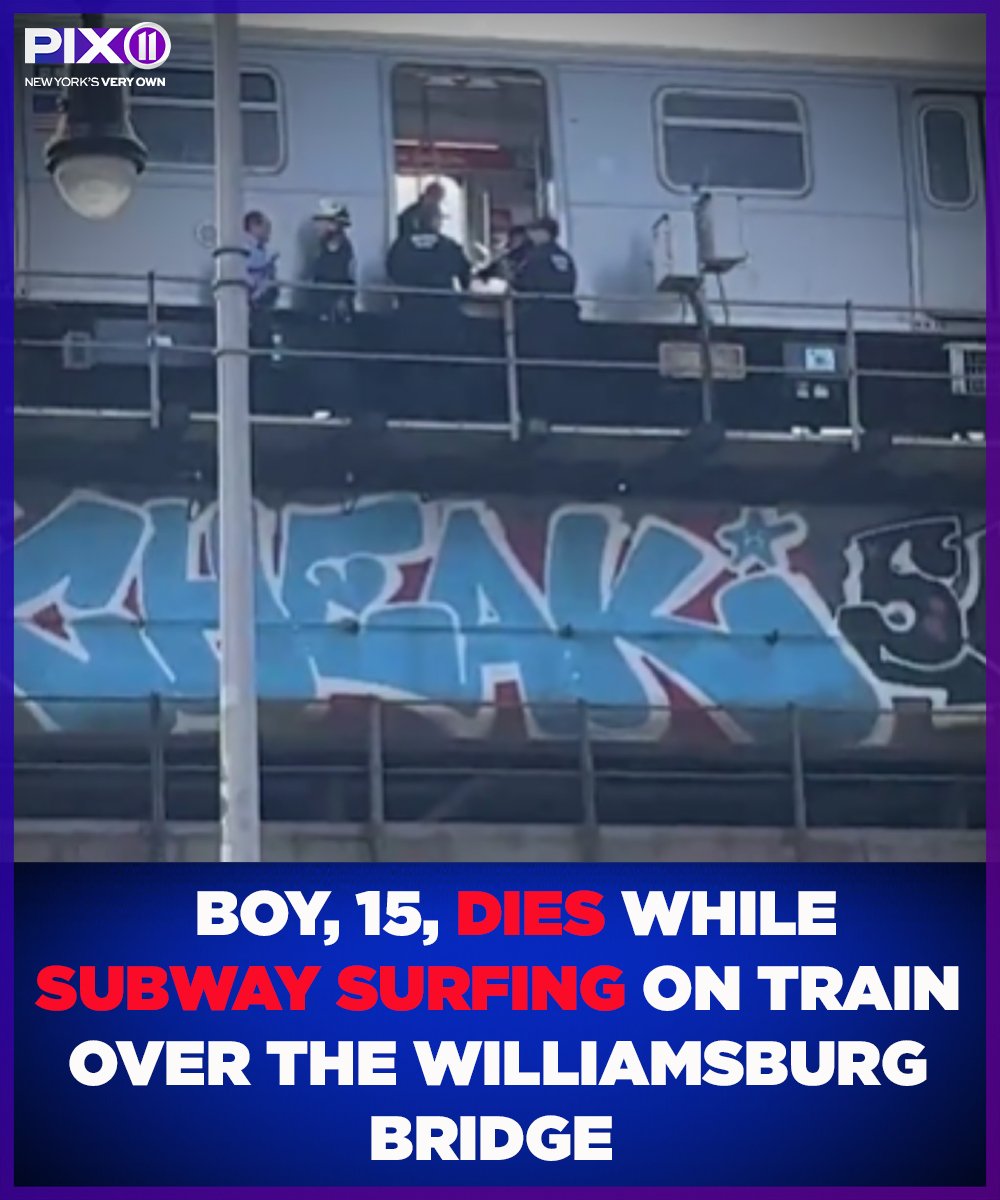 NYC boy, 15, dies subway surfing on Manhattan train