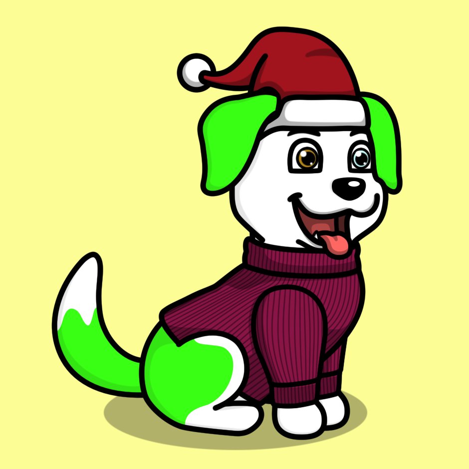 PPWNFTs's tweet photo. December has arrived, Christmas is almost here and Pola knows it 🎄😁🎉 #NFTCommunity #NFT #nftart #Pola #cutedog #NFTcollectible #nft https://t.co/XmNljB7OQA