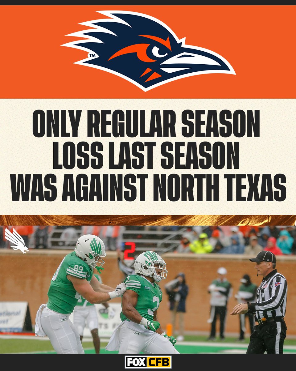 👀 UTSA and North Texas meet again this Saturday for the C-USA Championship ‼️ Who will come out on top??