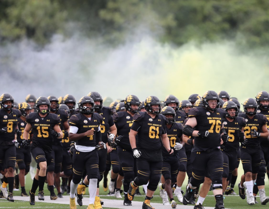 MarcusBrito66's tweet photo. After a great conversation with @CoachTMcCormick I am blessed to receive an offer @OhioDominicanFB ‼️‼️@RecruitLouisian @CoachRobReiss @JUCOFFrenzy @JuCoFootballACE https://t.co/ft0jAdRTty