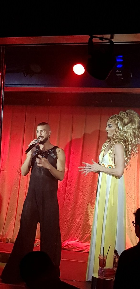 Such a joyful night at this cabaret 👇 for #WorldAIDSDay.  Inclusive,  hilarious, fabulous, sexy. A big slice of fierce London life. Thank you, Harun &amp; Daisy (and also to her 'Clueless' mini dress!). 🙏 <a href="/SadieSinner/">✨🪩 Beyon’Sadie 🪩✨</a> <a href="/AsiaThorne/">MissAsiaThorne #StopAsianHate</a> <a href="/PositiveRunway/">PositiveRunway</a>