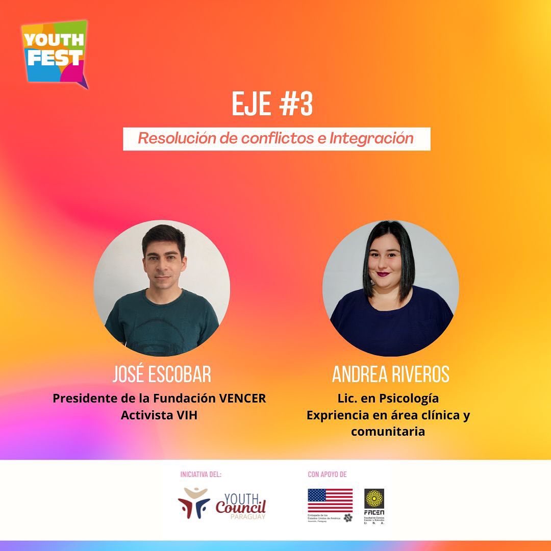 youthcouncilpy's tweet photo. ¡Inicia la cuenta regresiva! 😱
👉🏻 Te adelantamos algunos de los ejes en las cuales vos podes aprender y opinar sobre temas actuales de nuestra realidad.
En estos espacios el protagonismo tendrás vos.
Are you ready? 🤩
#YouthCouncilPy #YouthFestPy https://t.co/feeTLkV8Au