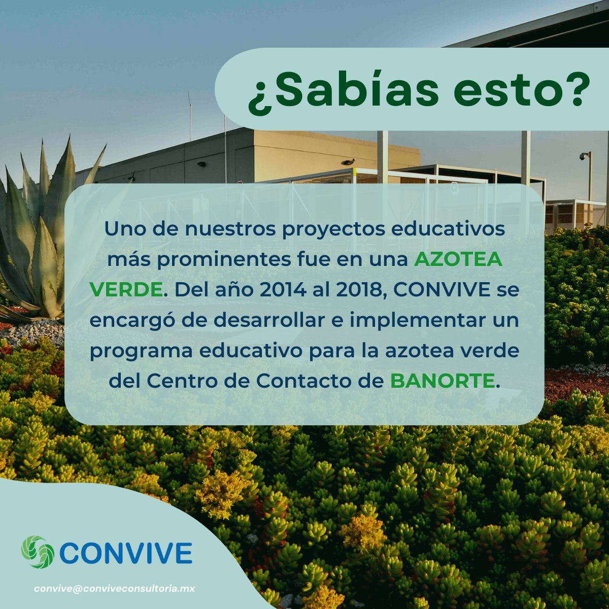 convive_sc's tweet photo. Este es solo uno de muchos de los proyectos que hemos realizado. En esta ocasión del servicio de consultoría en #sustentabilidad. En CONVIVE buscamos contribuir a la gestión de soluciones integrales de sustentabilidad.

#sostenibilidad #natural #social https://t.co/7qni0IpcZ7