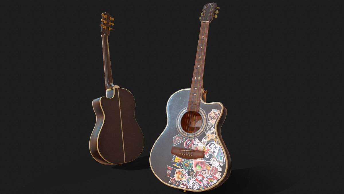 Hey ! This is my last project, hope you like it ! 🎸
artstation.com/artwork/DA43y0