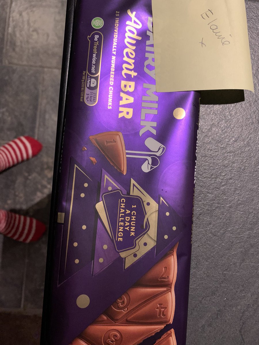 lanieb79's tweet photo. The ‘chunk a day ‘ advent calendar challenge has started…. I CAN do this 🤣🤣 https://t.co/6r8MLrJoqC