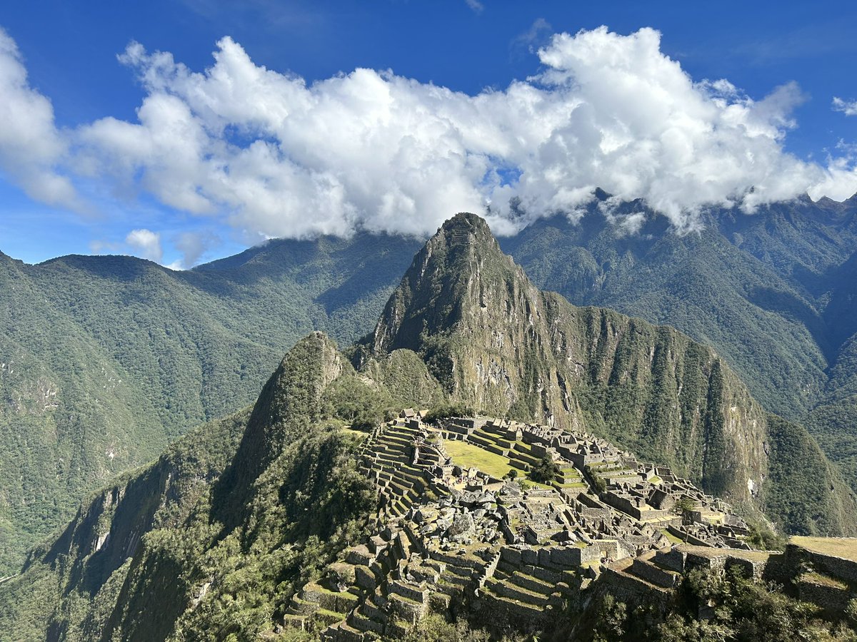 Have been in Peru for the last few weeks.  

Incredible views and incredible food. https://t.co/GhL2yl8K9s