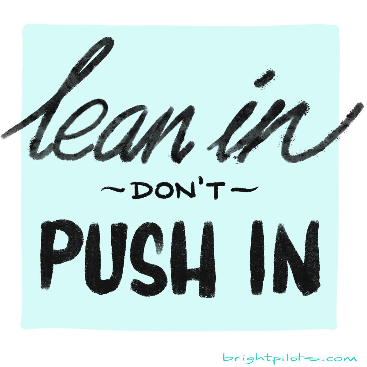 BrightPilots's tweet photo. When we all lean in, we bump heads 😉 Know when it’s somebody else’s turn https://t.co/TPpUcHtpeo
