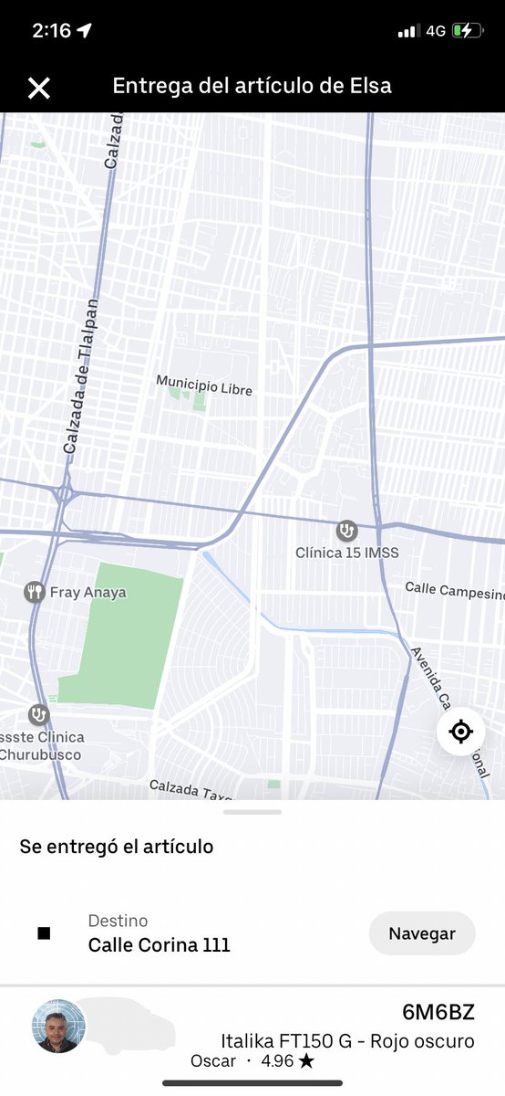 ECorderito's tweet photo. @Uber_MEX se quedó con mi paquete, 1 dic 1:15 pm, por uber flash https://t.co/DcNM1HyCCw