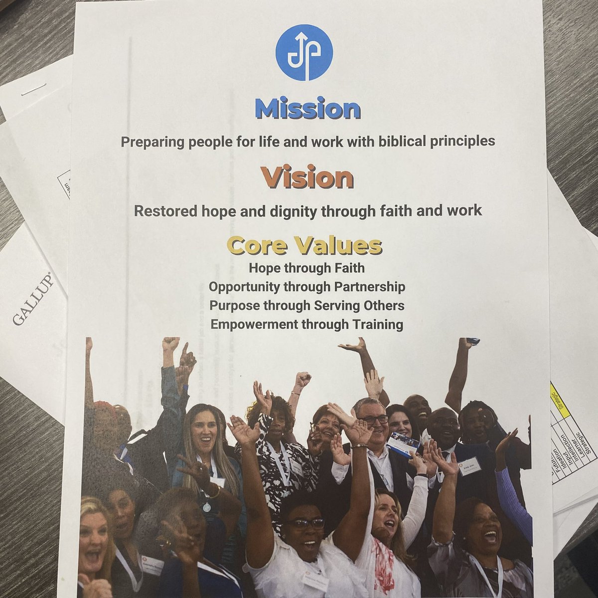 We spent the day revisiting the mission, vision, and core values that make JP great.

The staff professional development day was full of inspiration, productive discussion, and of course…laughter. 
#professionaldevelopment #BuildingUnity #WeAreJP