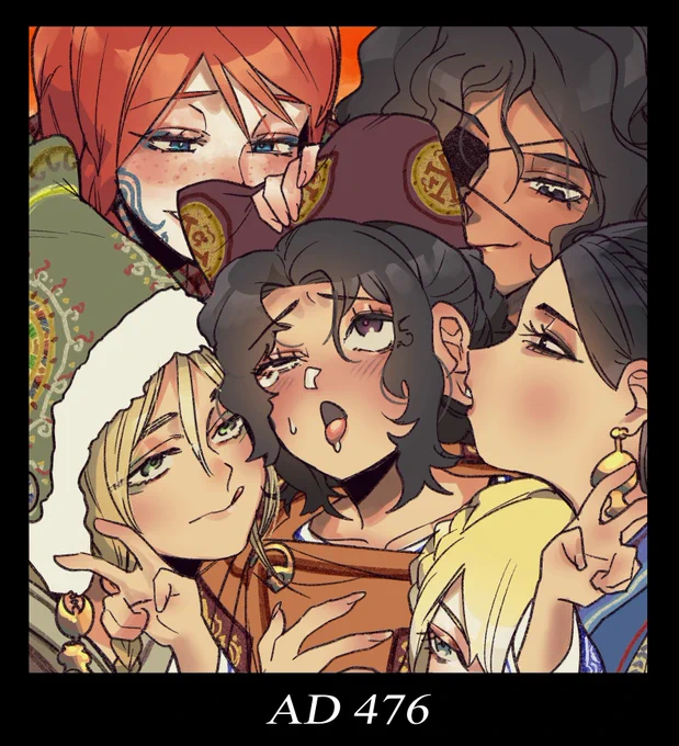 이런거 그립니다こういうのを描いてるDrawing bunch of stuffs like this 