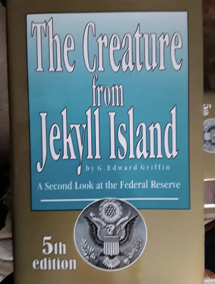 ethan2369's tweet photo. Iโm halfway through The Creature from Jekyll Island. If you love Life,Liberty, & the Pursuit of Happiness youโll want to know how itโs being stripped away from you by #THEFED #FED #stopthefed #bestbooks https://t.co/5AhgaGb0zD