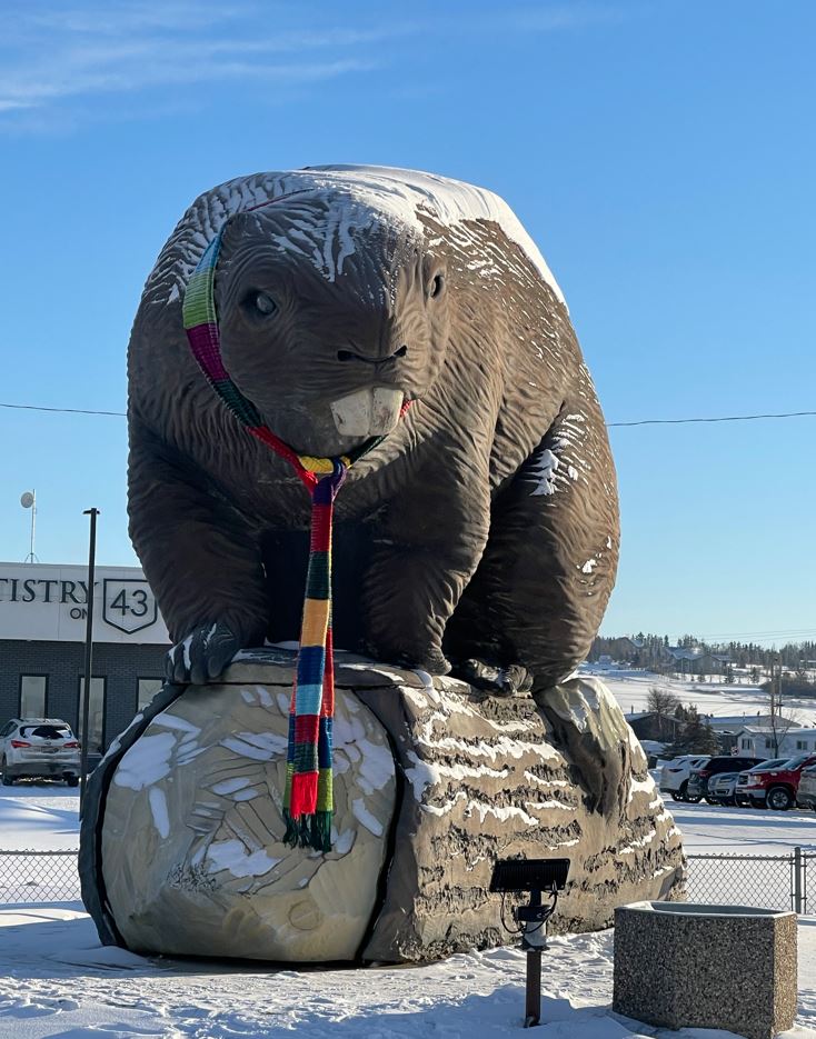 Even #worldslargestbeaver, #JustinBeaver found it a tad chilly today...