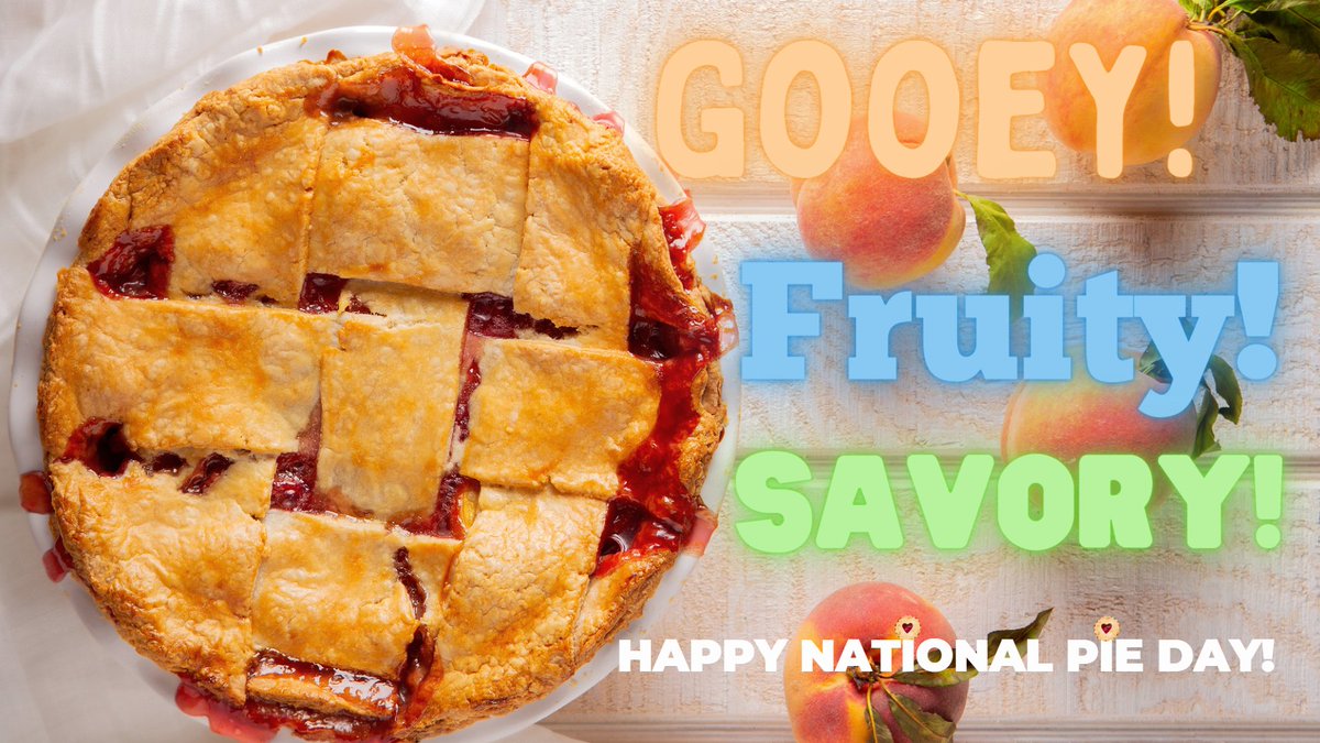 CrescentRSW's tweet photo. Happy National Pie Day! Pie has been enjoyed all over the world for thousands of years! So much so that we have a city in New Mexico just for pie! Celebrate properly and get yourself a slice today! What is your favorite pie? Let us know in the comments below! #pie #savemeaslice https://t.co/FjKvMaRcw7