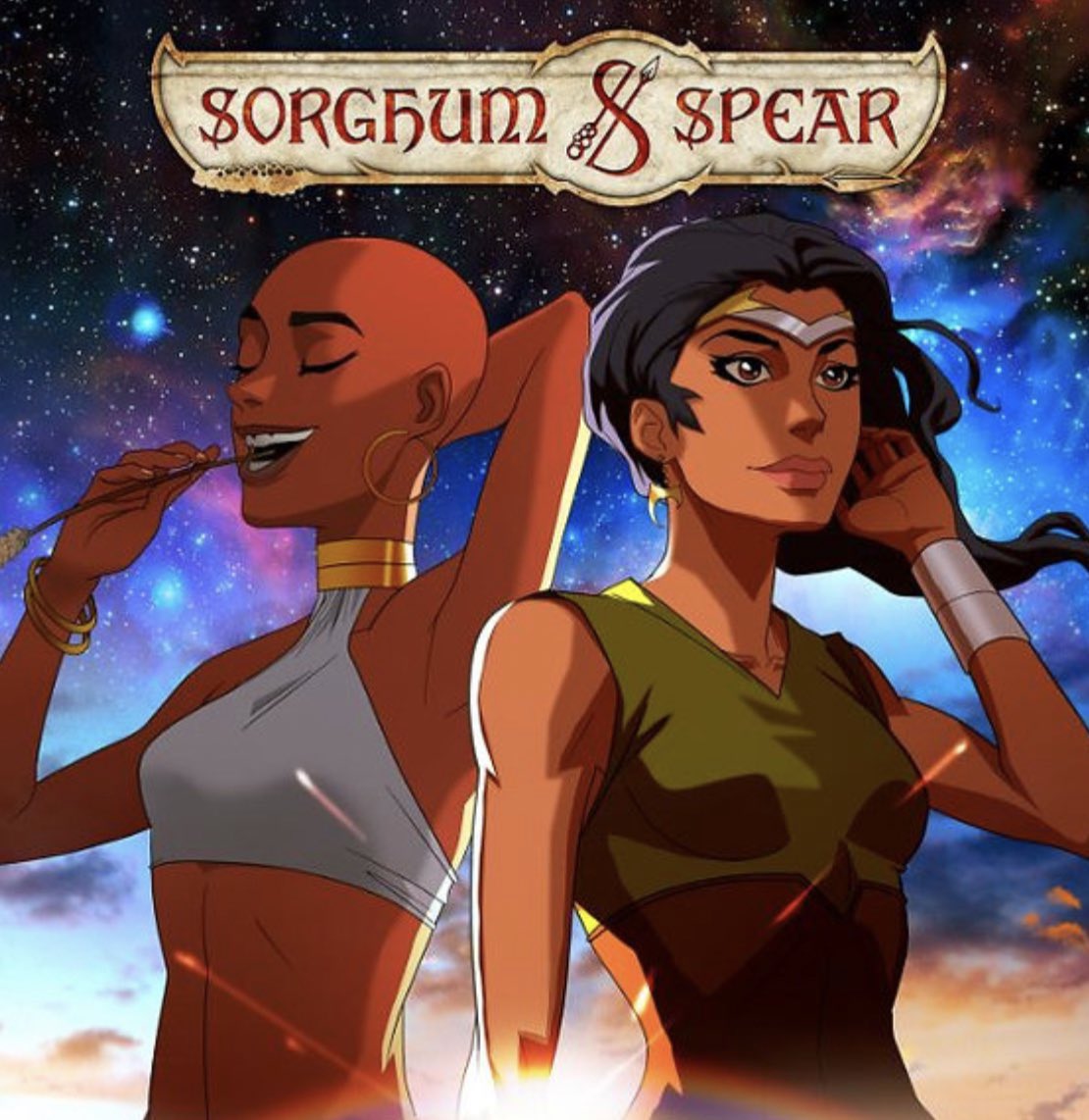 Welcome to #sorghumandspear! Join Namazzi and the women of Marduri village, nestled high on top of Mount Juleh to learn about the rituals of The Eternal Realm!

Buy Now: sorghumandspear.com/product-page/s…

— • — • — • — • — • — • — •

#subsume #indiecomics #blackcomics #swordandsoul