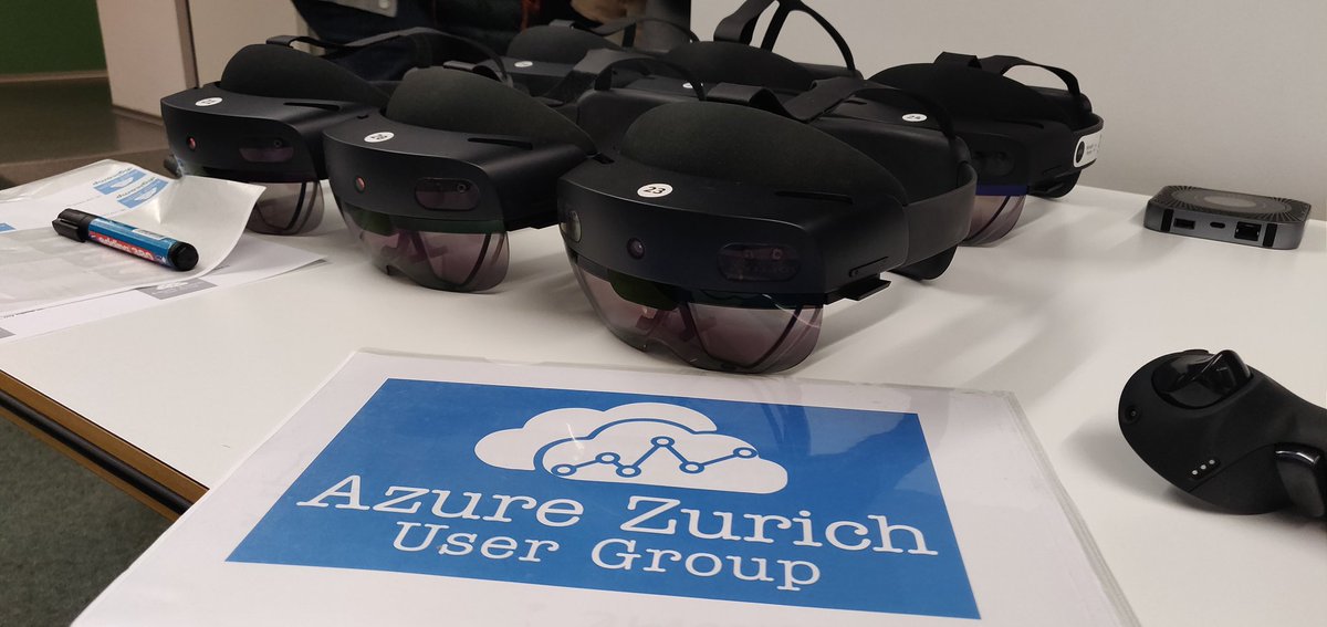 Hololens 2.0 at #azure #zurich #usergroup. Lets gooooo....