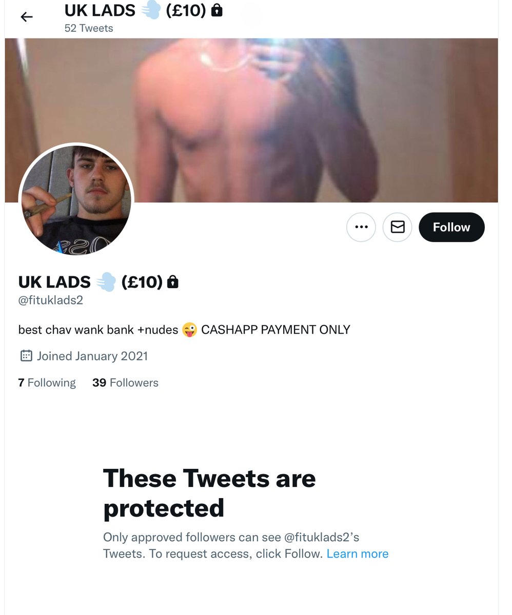 luvstraightguy1's tweet photo. he has opened a new account he is fake will rip people off @fituklads2 #fakebait #str8bait https://t.co/V11Vsh8M3t