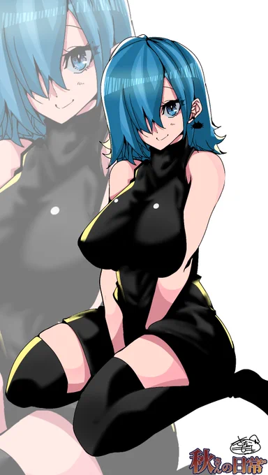 AIで試しに秋さん達描いて貰ったら死ぬ程可愛い過ぎて朝から咽び泣いてる。勉強に、なりまーす!!!#秋さんの日常 #AIイラスト 