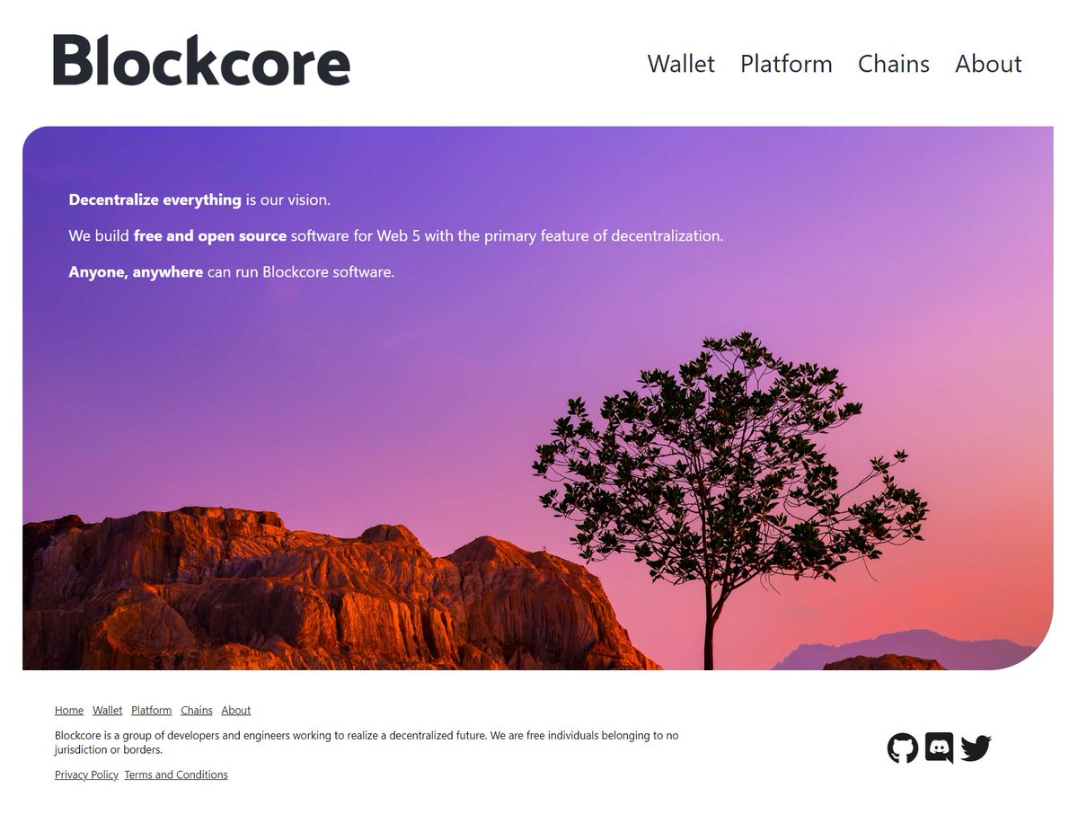 Blockcore tweet media