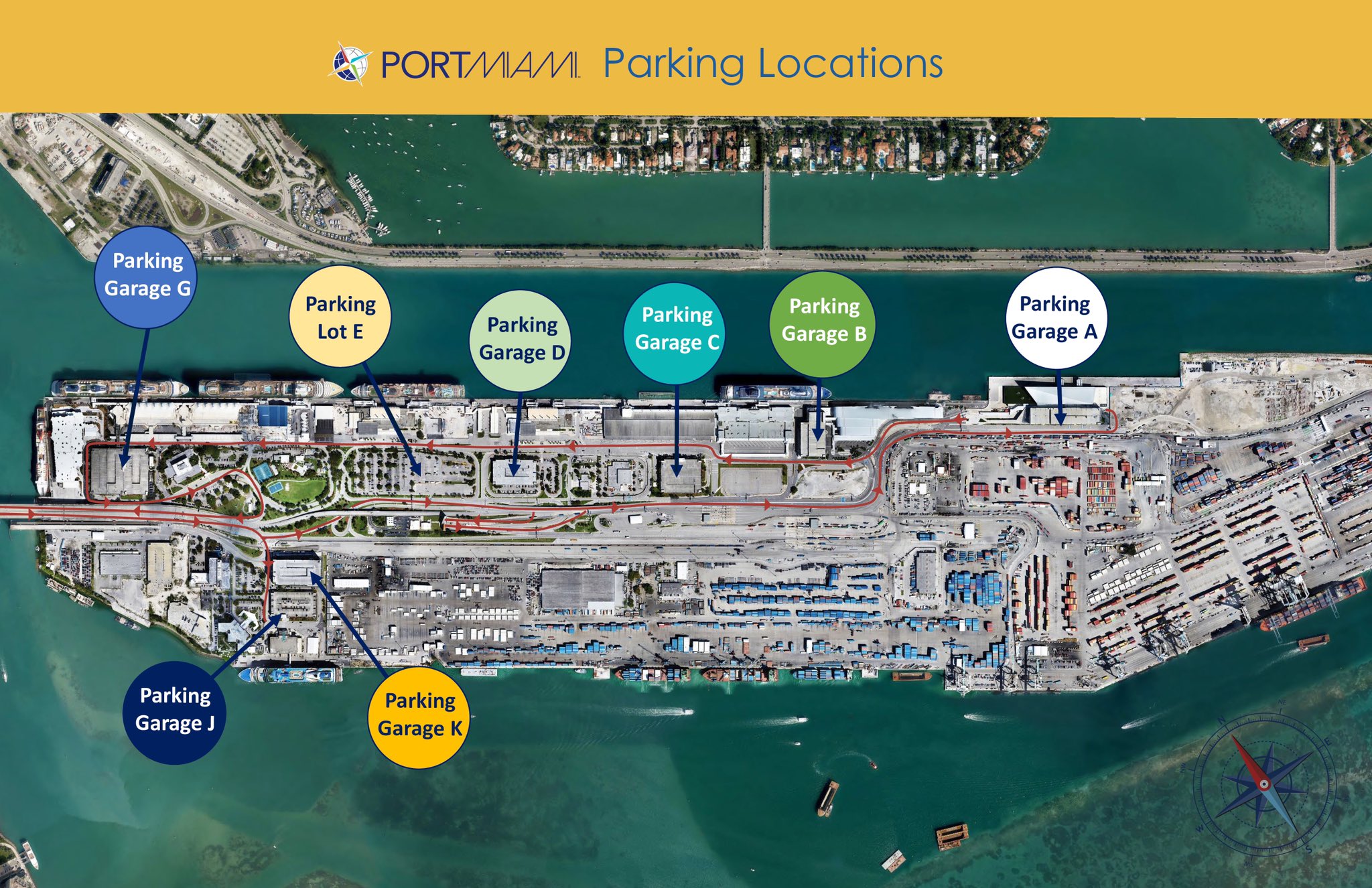 Port of Miami Cruise Parking (Where to Park): Prices, Profiles, & Map