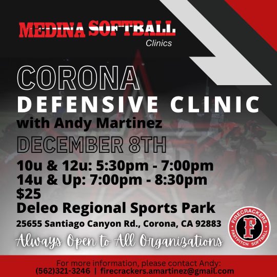 Medina Softball Clinics tweet media