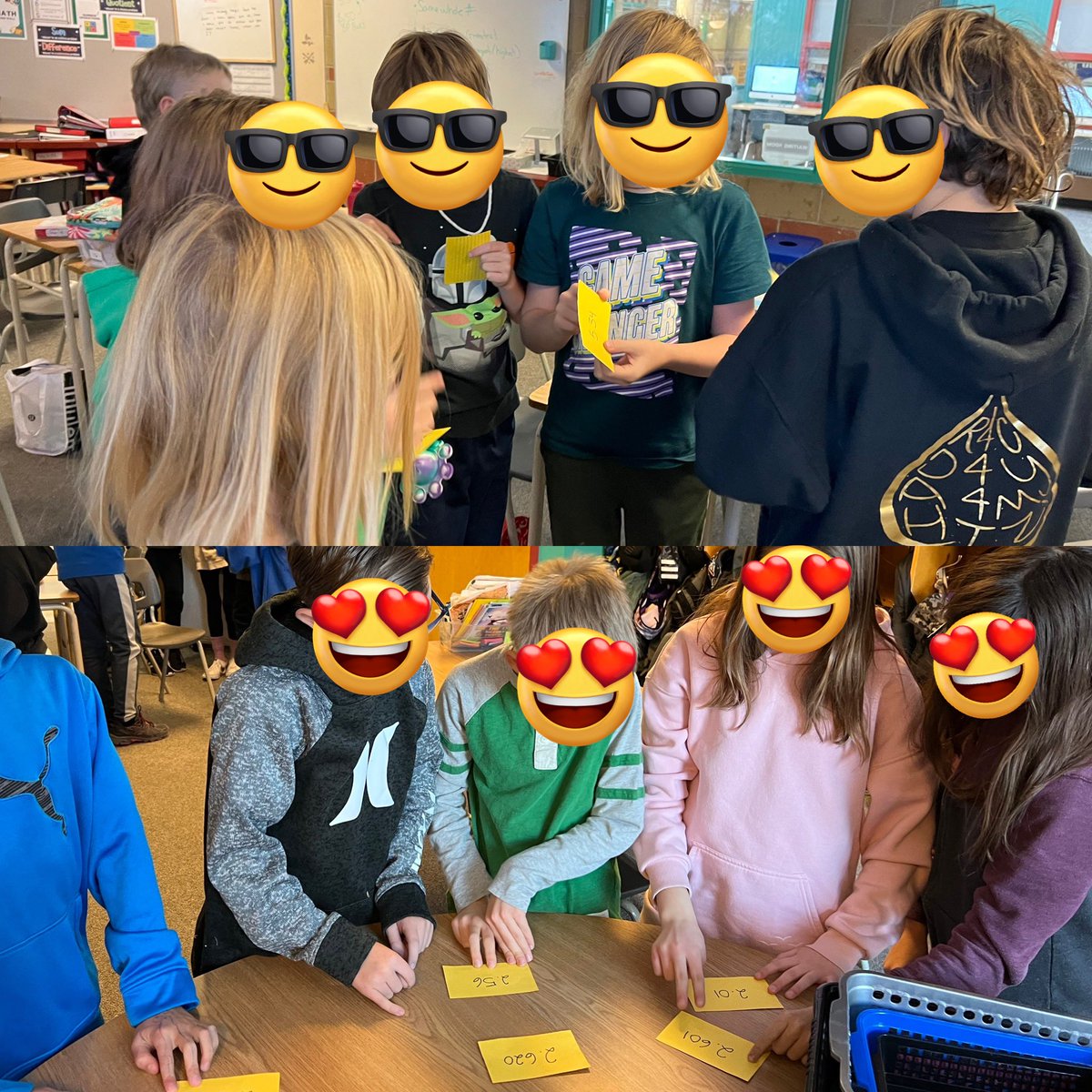 The <a href="/bandedpeakrvs/">Banded Peak School</a> 5/6s had fun ordering themselves as decimals today. The added challenge was doing it without talking! #rvsnumeracy #rvsed