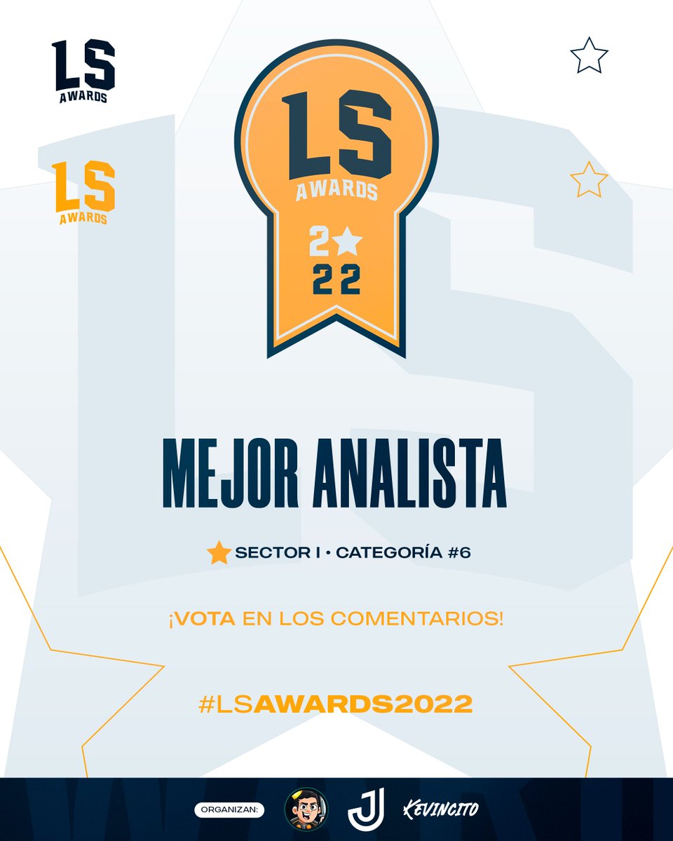 • LS AWARDS | #CR

🎖️ MEJOR ANALISTA • 6/36

🏆 Premio al especialista en estudiar rivales que destacó por sus estrategias y esfuerzo durante el 2022.

📌 ¡Vota por tus nominados en los comentarios!
📝 (Máximo 3 por persona)

📅 Plazo máximo 07/12 (23:59 🇨🇱)

#LSAwards2022