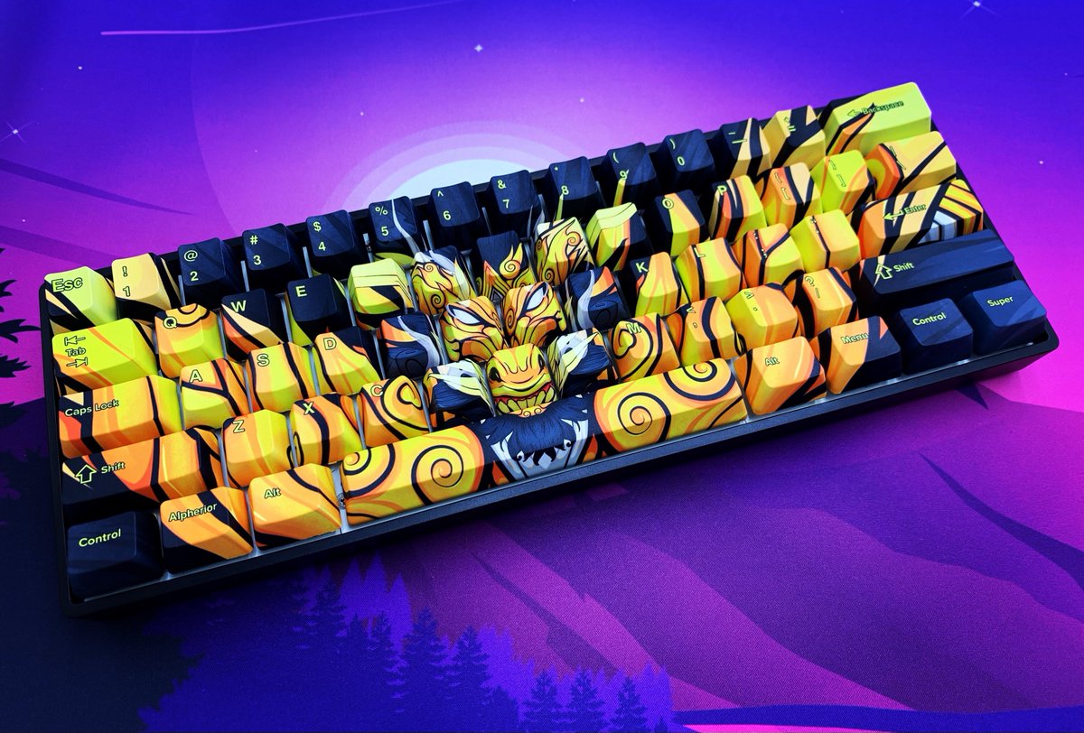 AlpheriorKeys's tweet photo. ☀️💖🔮🔮🔮🔮💖☀️
👹🔮#Giveaway!!🔮👹
☀️💖🔮🔮🔮🔮💖☀️

ONI KEYCAP SET GIVEAWAY!!! Enter to WIN Any color of our Oni Keycaps (With or W/O Text)

-Retweet &amp; Like
-Follow us 
-Comment🐲

Winner Chosen Tomorrow! (WORLDWIDE SHIPPING)
Thank you for Joining!
https://t.co/0JoYyMgg5I🔗 https://t.co/j60Z7NuwYa