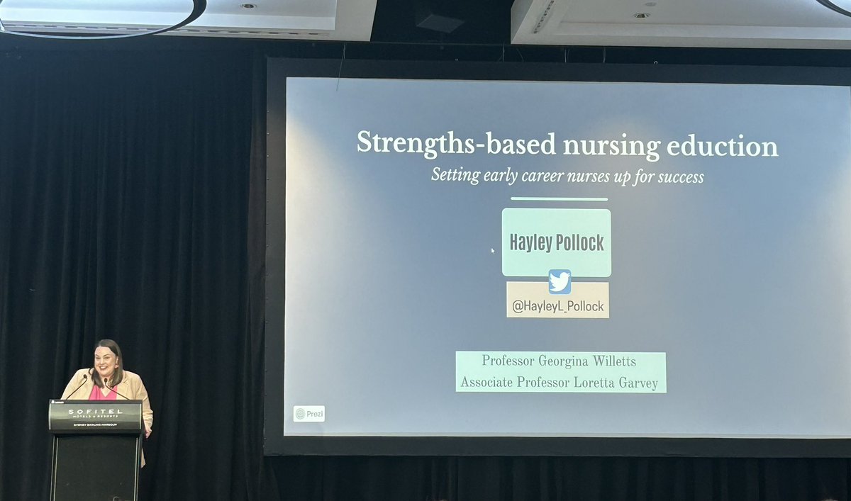 utsSoNM's tweet photo. Congratulations @HayleyL_Pollock for a wonderful presentation at the  @empathyEd #empathyEd22 ‘Strengths-based nursing education setting up early career nurses up for success’ @LorettaGarvey Prof Georgina Willets @FedUniAustralia https://t.co/HUbDrpzBlw