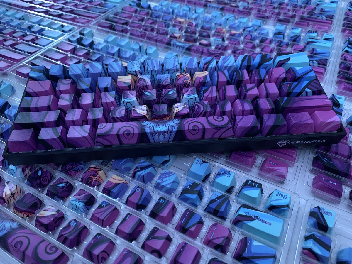 AlpheriorKeys's tweet photo. ☀️💖🔮🔮🔮🔮💖☀️
👹🔮#Giveaway!!🔮👹
☀️💖🔮🔮🔮🔮💖☀️

ONI KEYCAP SET GIVEAWAY!!! Enter to WIN Any color of our Oni Keycaps (With or W/O Text)

-Retweet &amp; Like
-Follow us 
-Comment🐲

Winner Chosen Tomorrow! (WORLDWIDE SHIPPING)
Thank you for Joining!
https://t.co/0JoYyMgg5I🔗 https://t.co/j60Z7NuwYa